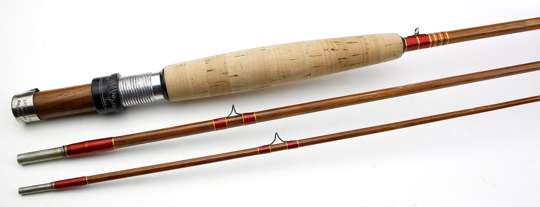 Vintage Split-Bamboo Fly Rod for Parts